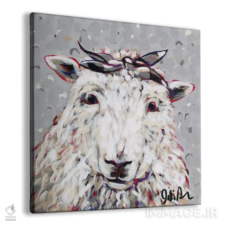 تابلو فارم پاپ-شلی (نام خاص؛ زاویه هنری) اثر جودی آگوستین - نمای پرسپکتیو محصول