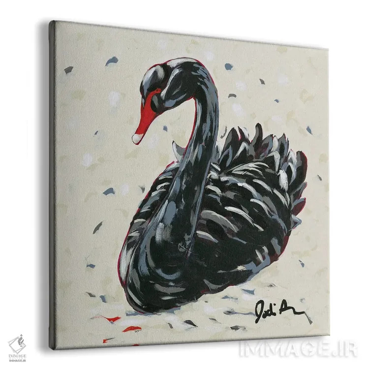 تابلو قوی سیاه اثر جودی آگوستین - نمای پرسپکتیو محصول