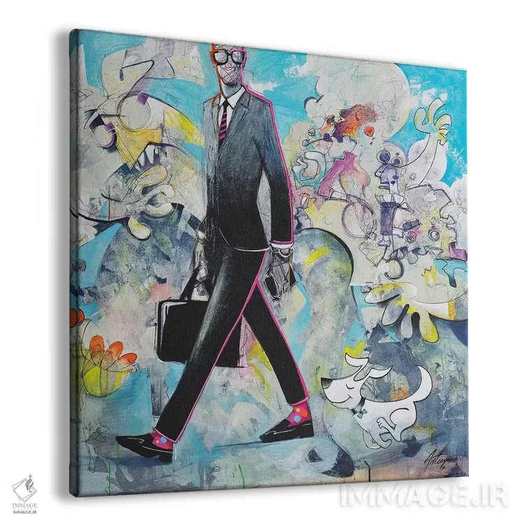تابلو فرد جاهطلب اثر جک آوتیسیان - نمای پرسپکتیو محصول