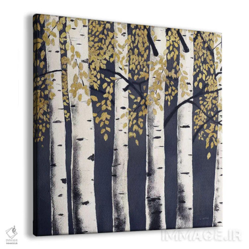 تابلو جنگل تازه نیلی II اثر جیمز وینس - نمای پرسپکتیو محصول