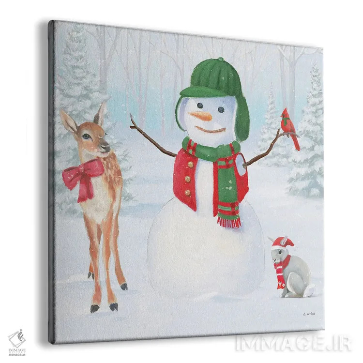 تابلو آراسته برای کریسمس II (برش) اثر جیمز وینس - نمای پرسپکتیو محصول