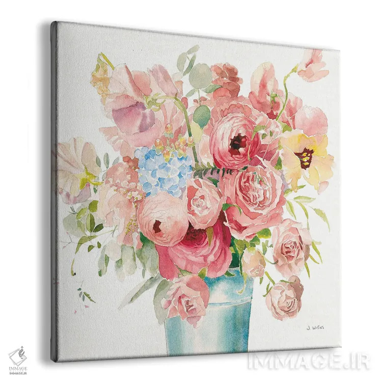 تابلو دسته گل بوهمی VII اثر جیمز وینس - نمای پرسپکتیو محصول