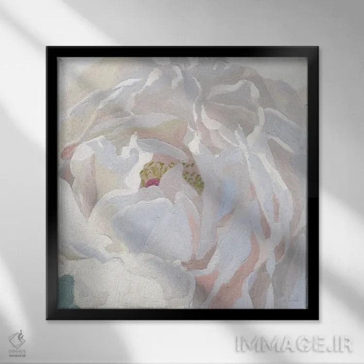 تابلو ذات گلهای ژوئن I اثر جیمز وینس - نمای قابدار مشکی