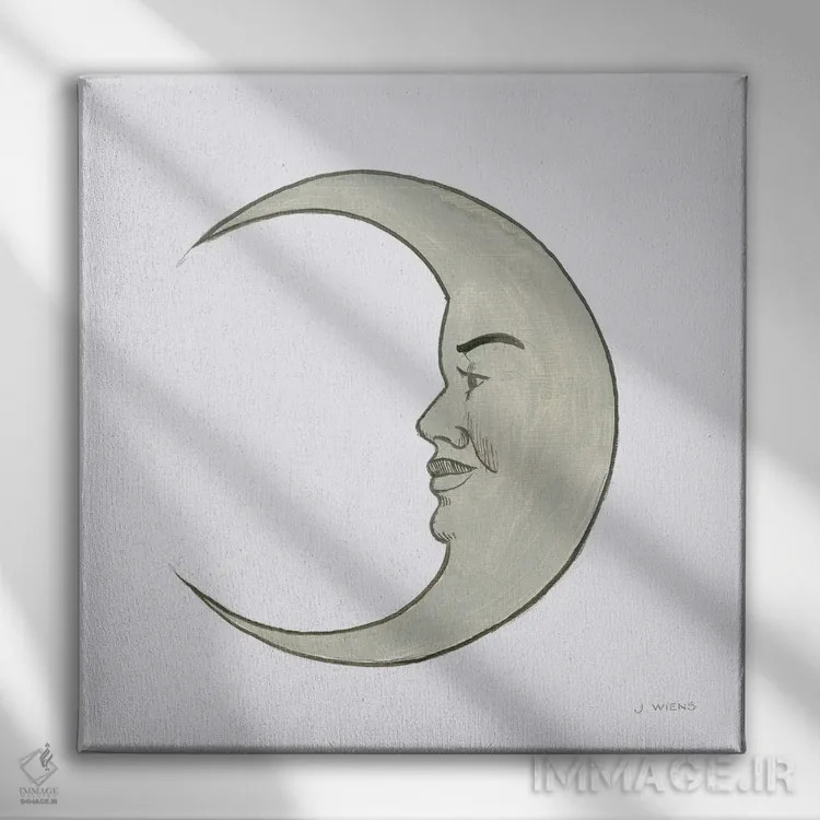تابلو ماه اثر جیمز وینس - نمای روبهرو روی دیوار