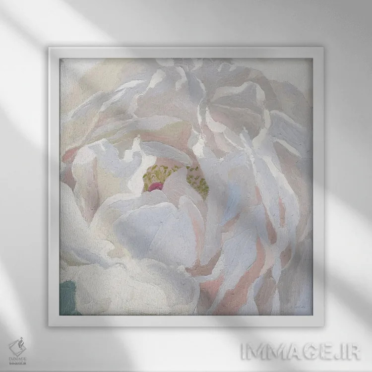 تابلو ذات گلهای ژوئن I اثر جیمز وینس - نمای قابدار سفید