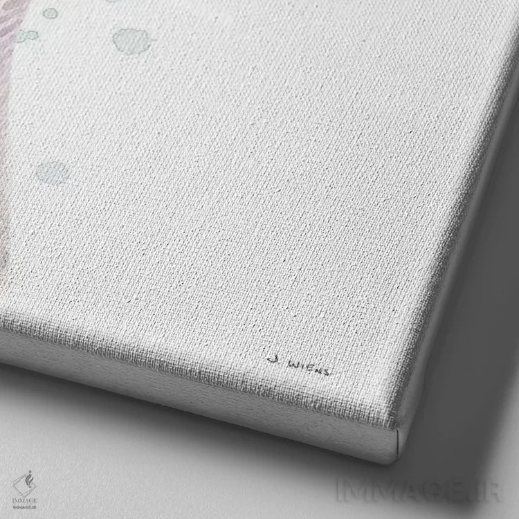 تابلو ساحل سالنتو شماره پنج اثر جیمز وینس - نمای نزدیک بافت بوم