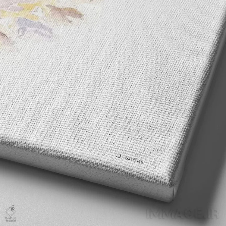 تابلو ساحل سالنتو شماره چهار اثر جیمز وینس - نمای نزدیک بافت بوم