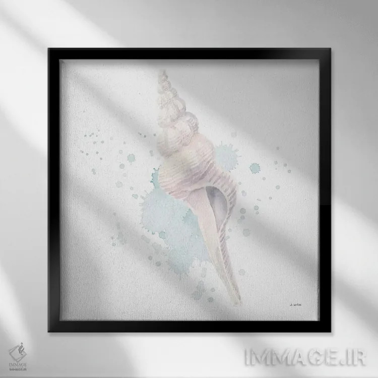 تابلو ساحل سالنتو شماره پنج اثر جیمز وینس - نمای قابدار مشکی