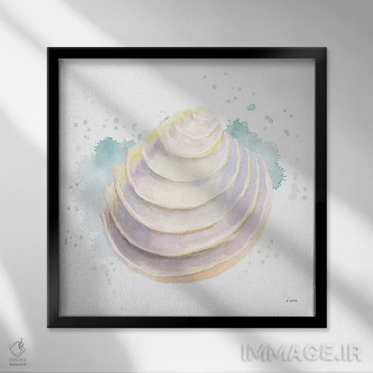 تابلو ساحل سالنتو شماره شش اثر جیمز وینس - نمای قابدار مشکی