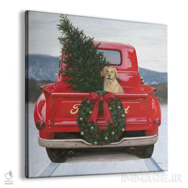 تابلو کریسمس در هارتلند شماره چهار (فورد) اثر جیمز وینس - نمای پرسپکتیو محصول