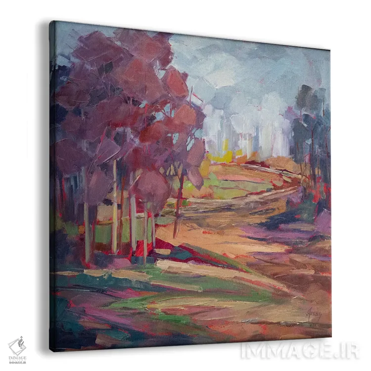 تابلو نقوش جنگلی اثر جودی آهرنز - نمای پرسپکتیو محصول