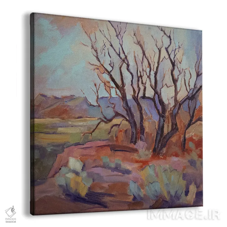 تابلو درختان خوابیده اثر جودی آهرنز - نمای پرسپکتیو محصول