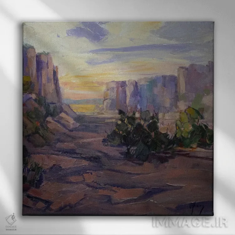 تابلو زندانی در زمان اثر جودی آهرنز - نمای روبهرو روی دیوار