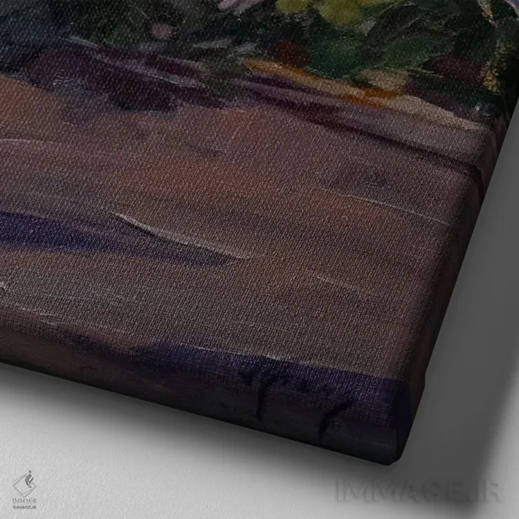 تابلو زندانی در زمان اثر جودی آهرنز - نمای نزدیک بافت بوم