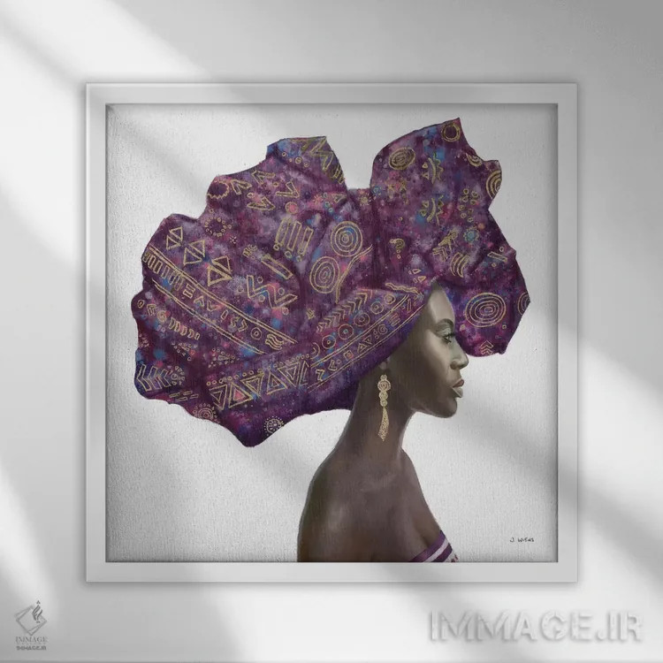 تابلو سبک ناب شماره دو اثر جیمز وینس - نمای قابدار سفید