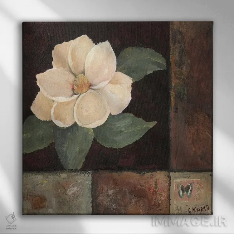 تابلو نسیم ماگنولیا شماره دو اثر جودی باگناتو - نمای روبهرو روی دیوار