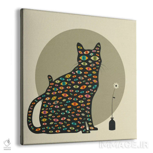 تابلو نگرنده اثر جازبری بلو (هنرمند مدرن/برند هنری) - نمای پرسپکتیو محصول