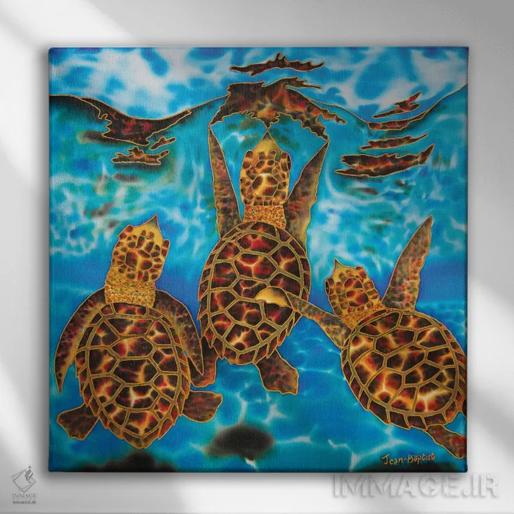 تابلو ترک لانه اثر دنیل ژان-باپتیست - نمای روبهرو روی دیوار