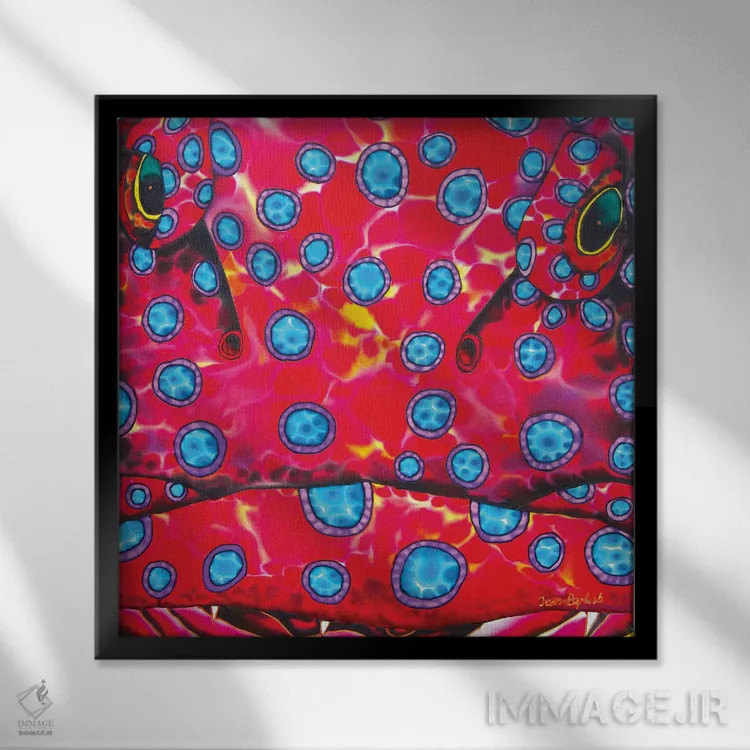 تابلو از نزدیک اثر دنیل ژان-باپتیست - نمای قابدار مشکی
