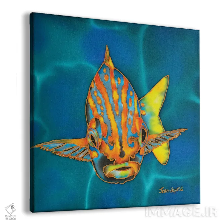 تابلو ماهی فریادکش دهانکوچک اثر دنیل ژان-باپتیست - نمای پرسپکتیو محصول