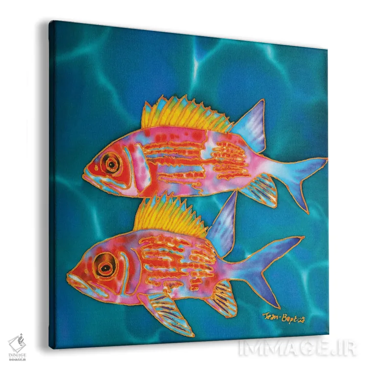 تابلو ماهی سنجاب اثر دنیل ژان-باپتیست - نمای پرسپکتیو محصول