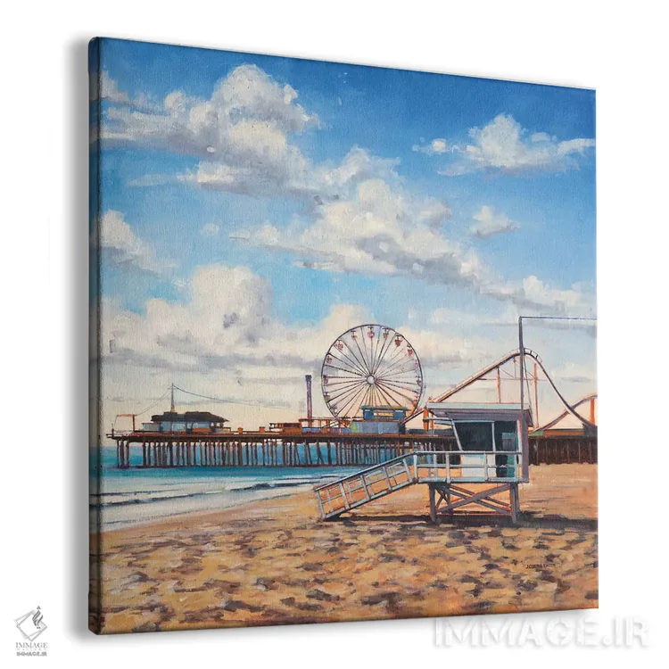 تابلو تفریح تابستانی اثر جوزف کیتس - نمای پرسپکتیو محصول