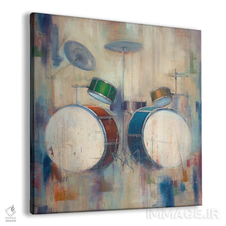 تابلو طبلها اثر جوزف کیتس - نمای پرسپکتیو محصول