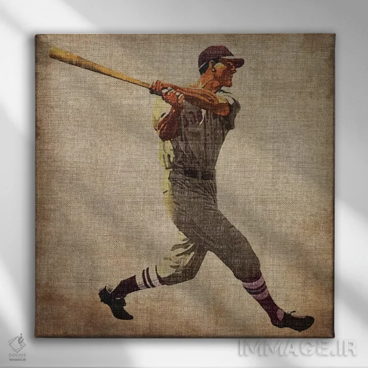 تابلو ورزشهای قدیمی VI اثر جان باتلر - نمای روبهرو روی دیوار