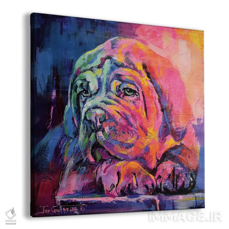 تابلو توله بول مستیف اثر ژوس کوفرر - نمای پرسپکتیو محصول