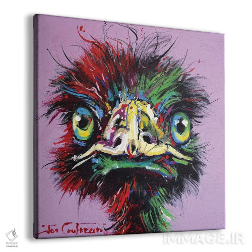 تابلو شترمرغ استرالیایی ۵۸ اثر ژوس کوفرر - نمای پرسپکتیو محصول