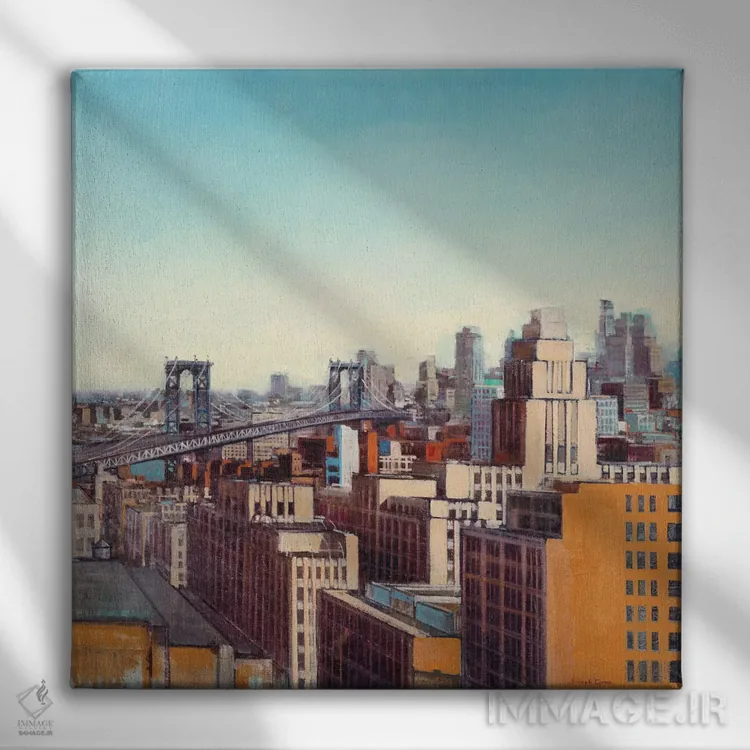 تابلو خط افق ۱ اثر جوزف کیتس - نمای روبهرو روی دیوار