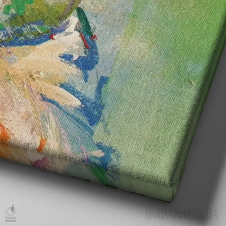 تابلو کوالا ۳ اثر ژوس کوفرر - نمای نزدیک بافت بوم