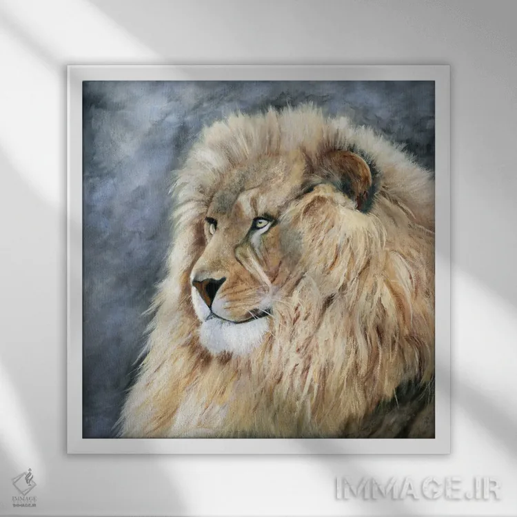 تابلو خرد مراقب اثر یان کول - نمای قابدار سفید