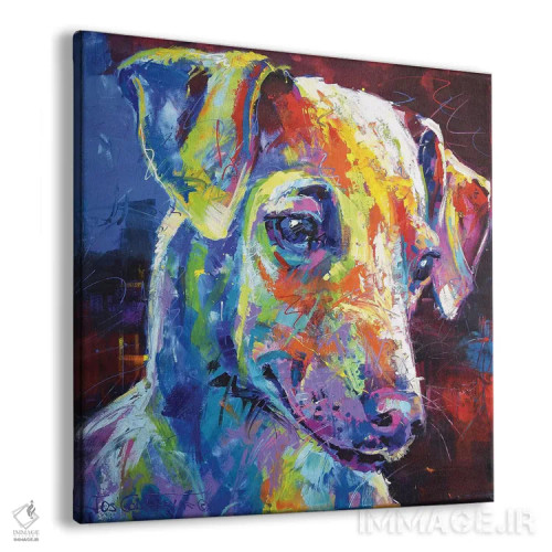 تابلو توله گریهوند اثر ژوس کوفرر - نمای پرسپکتیو محصول