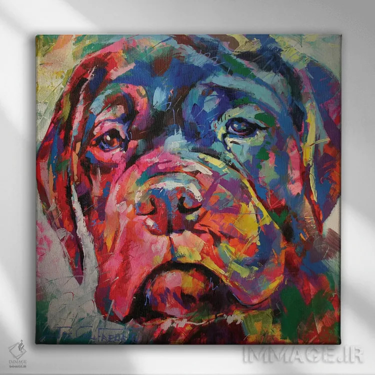 تابلو توله بول مستیف اثر ژوس کوفرر - نمای روبهرو روی دیوار