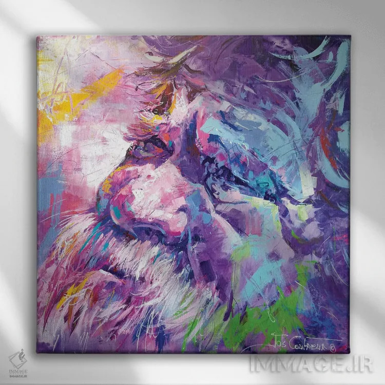 تابلو بدون عنوان ۳ اثر ژوس کوفرر - نمای روبهرو روی دیوار