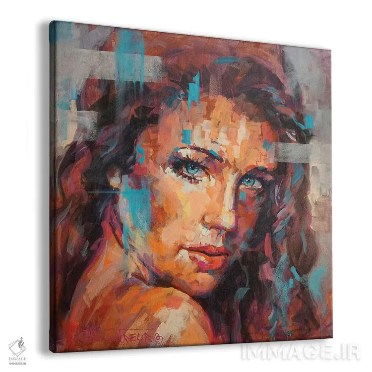 تابلو زیبایی انتزاعی ۲ اثر ژوس کوفرر - نمای پرسپکتیو محصول