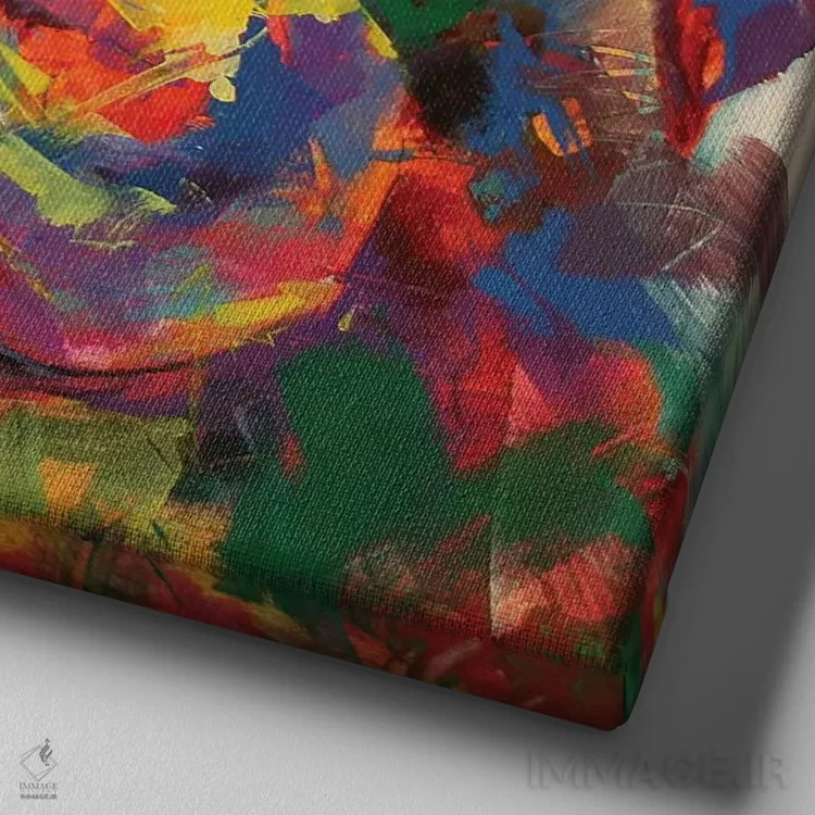 تابلو توله بول مستیف اثر ژوس کوفرر - نمای نزدیک بافت بوم