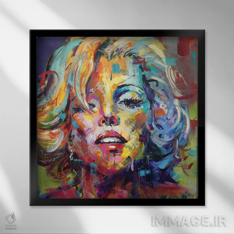 تابلو مرلین اثر ژوس کوفرر - نمای قابدار مشکی