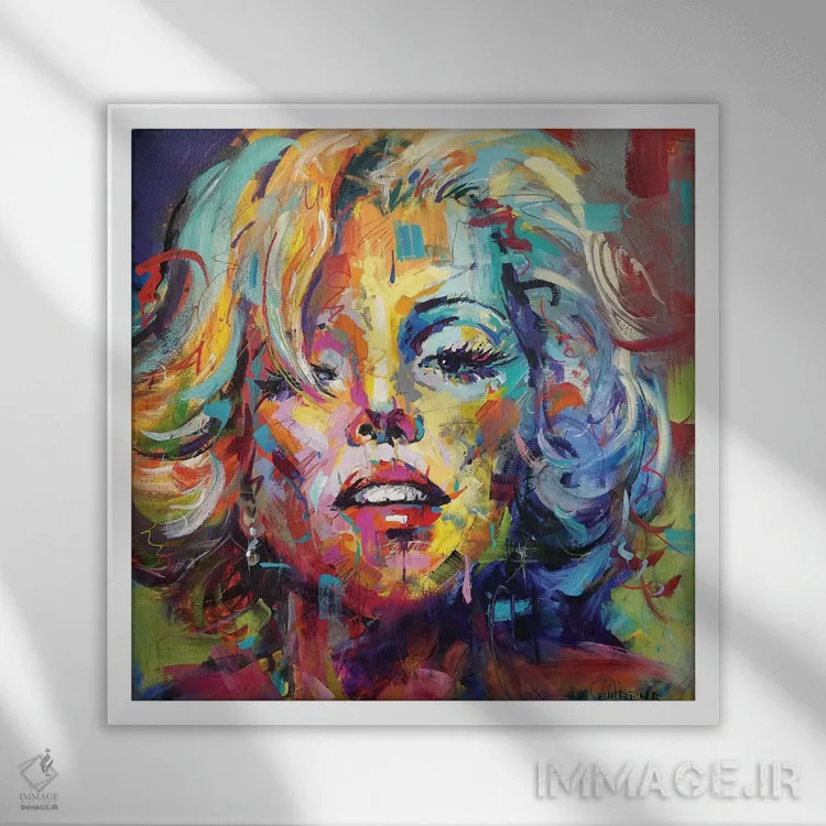 تابلو مرلین اثر ژوس کوفرر - نمای قابدار سفید