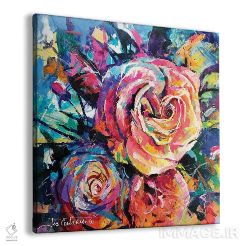 تابلو شکوفه اثر ژوس کوفرر - نمای پرسپکتیو محصول