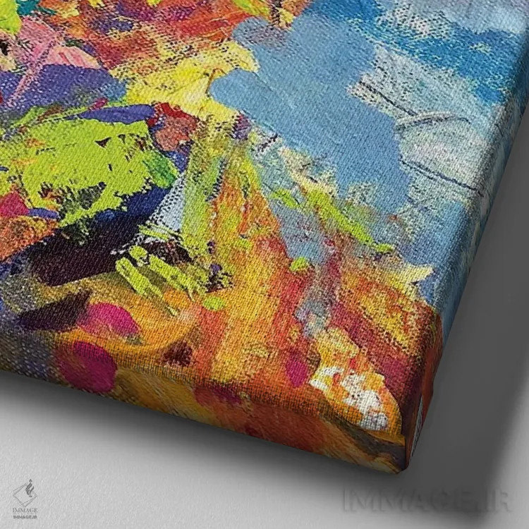 تابلو کوالا اثر ژوس کوفرر - نمای نزدیک بافت بوم