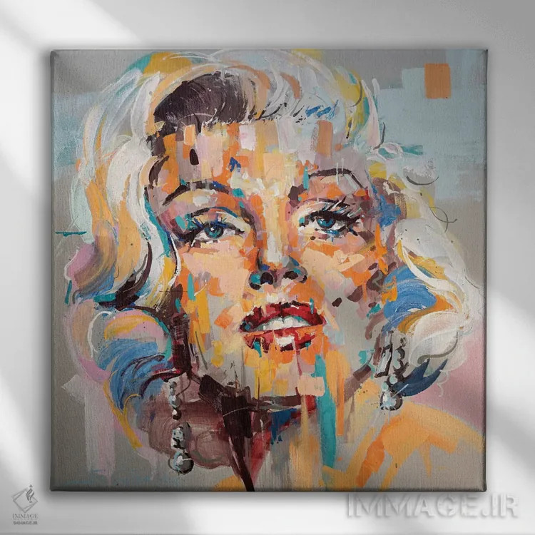 تابلو مرلین مونرو ۱۸ اثر ژوس کوفرر - نمای روبهرو روی دیوار