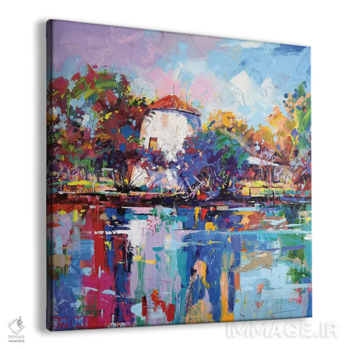 تابلو آسیاب کوپرز اثر ژوس کوفرر - نمای پرسپکتیو محصول