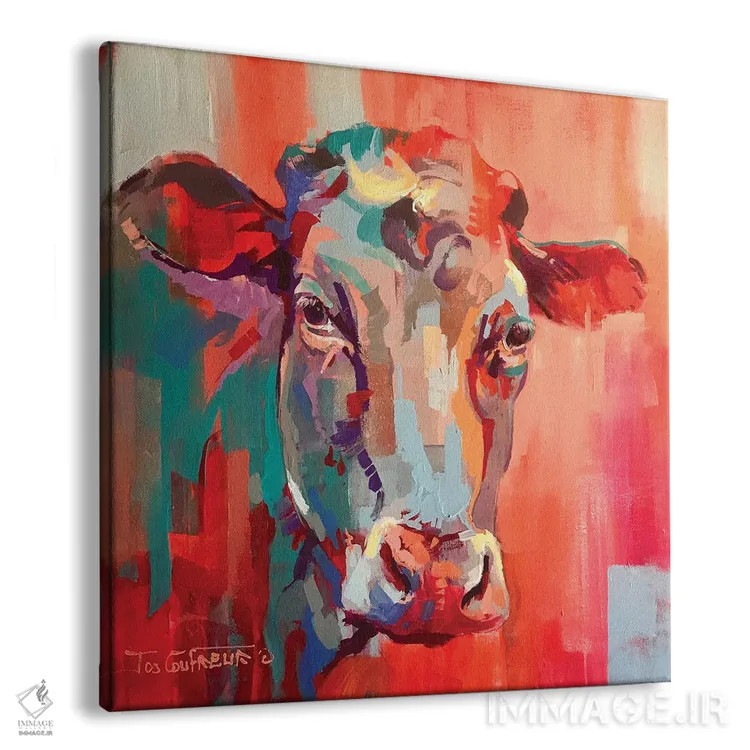 تابلو گاو نلی اثر ژوس کوفرر - نمای پرسپکتیو محصول