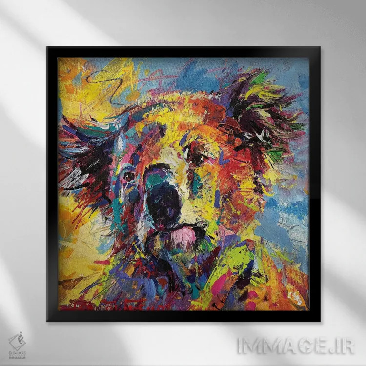 تابلو کوالا اثر ژوس کوفرر - نمای قابدار مشکی