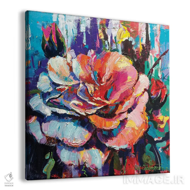 تابلو شکوفه ۲ اثر ژوس کوفرر - نمای پرسپکتیو محصول