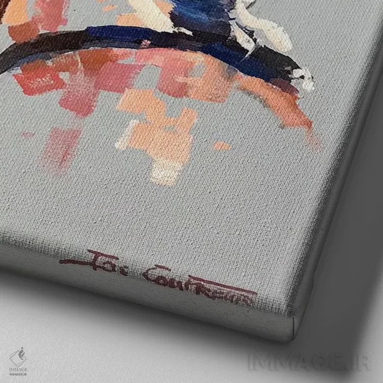 تابلو بروس اسپرینگستین اثر ژوس کوفرر - نمای نزدیک بافت بوم