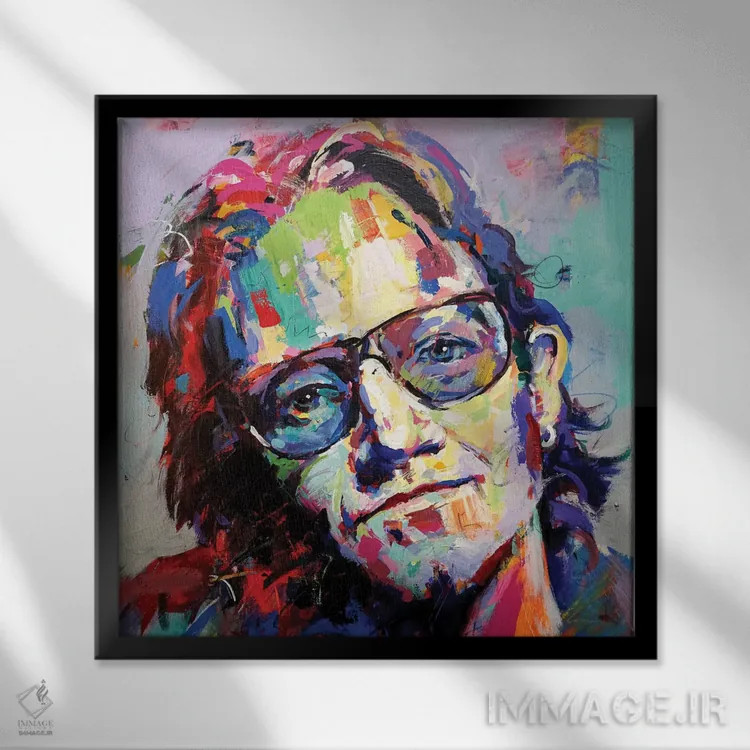 تابلو بونو اثر ژوس کوفرر - نمای قابدار مشکی