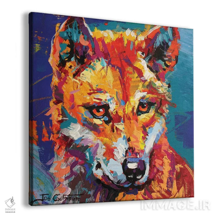 تابلو باورگو ۴ (سگ وحشی استرالیایی) اثر ژوس کوفرر - نمای پرسپکتیو محصول